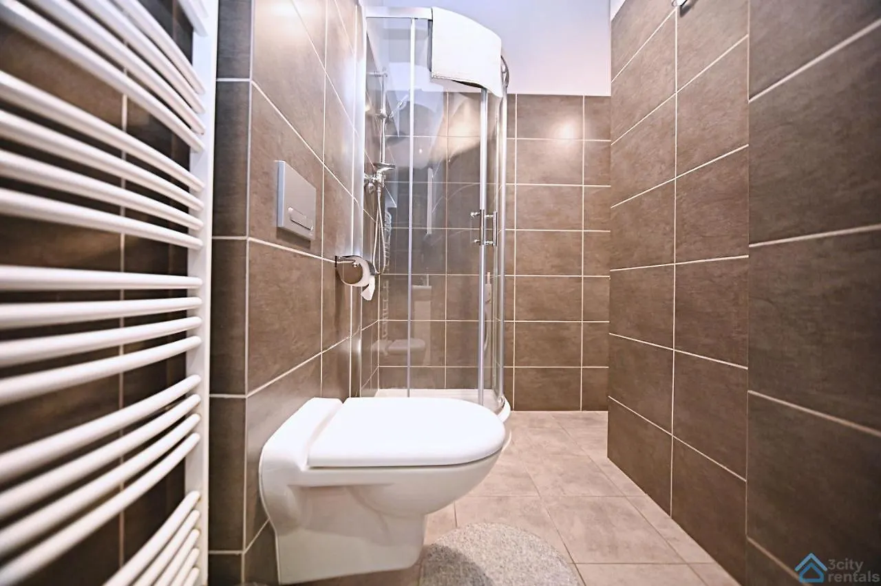 Bezowo-Niebieski Apartament 3City W Sopocie Z Parkingiem By Noclegi Renters Sopot