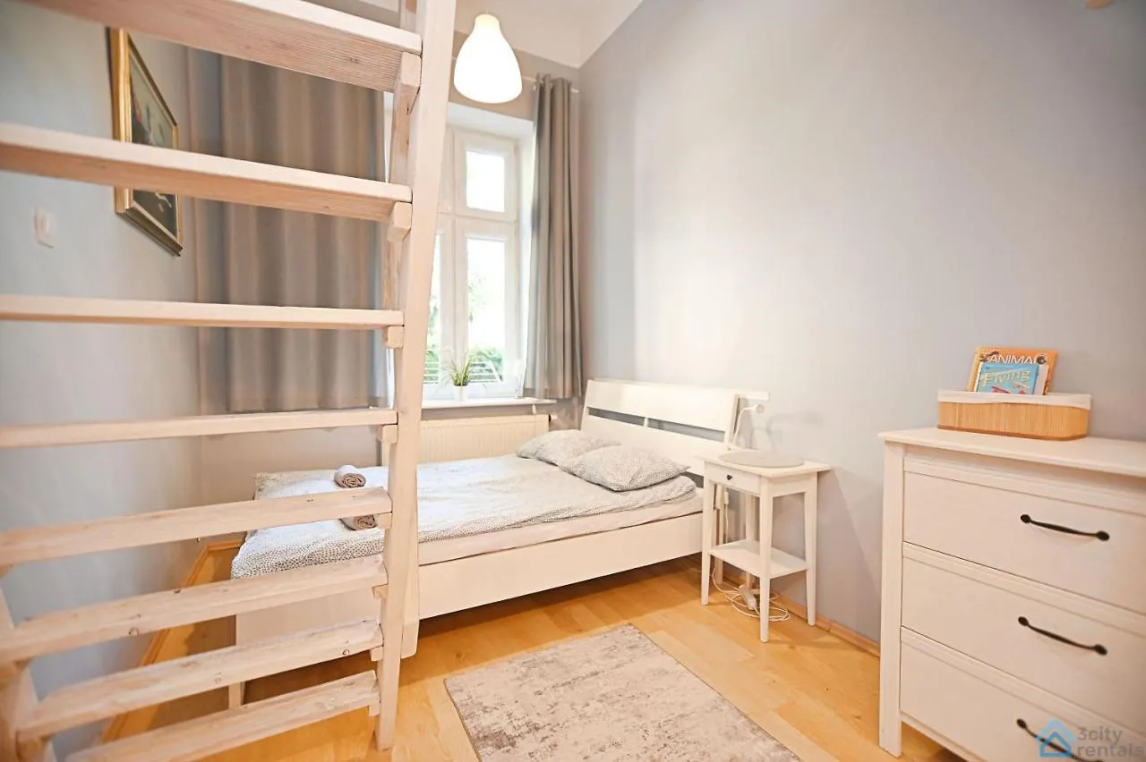 Bezowo-Niebieski Apartament 3City W Sopocie Z Parkingiem By Noclegi Renters Sopot