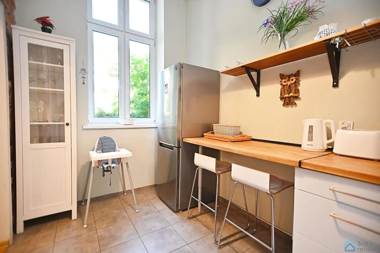 Bezowo-Niebieski Apartament 3City W Sopocie Z Parkingiem By Noclegi Renters Σόποτ 0*,